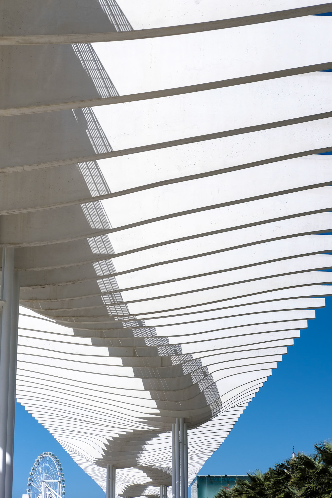 Modern Pergola in the Harbour Area of Malaga