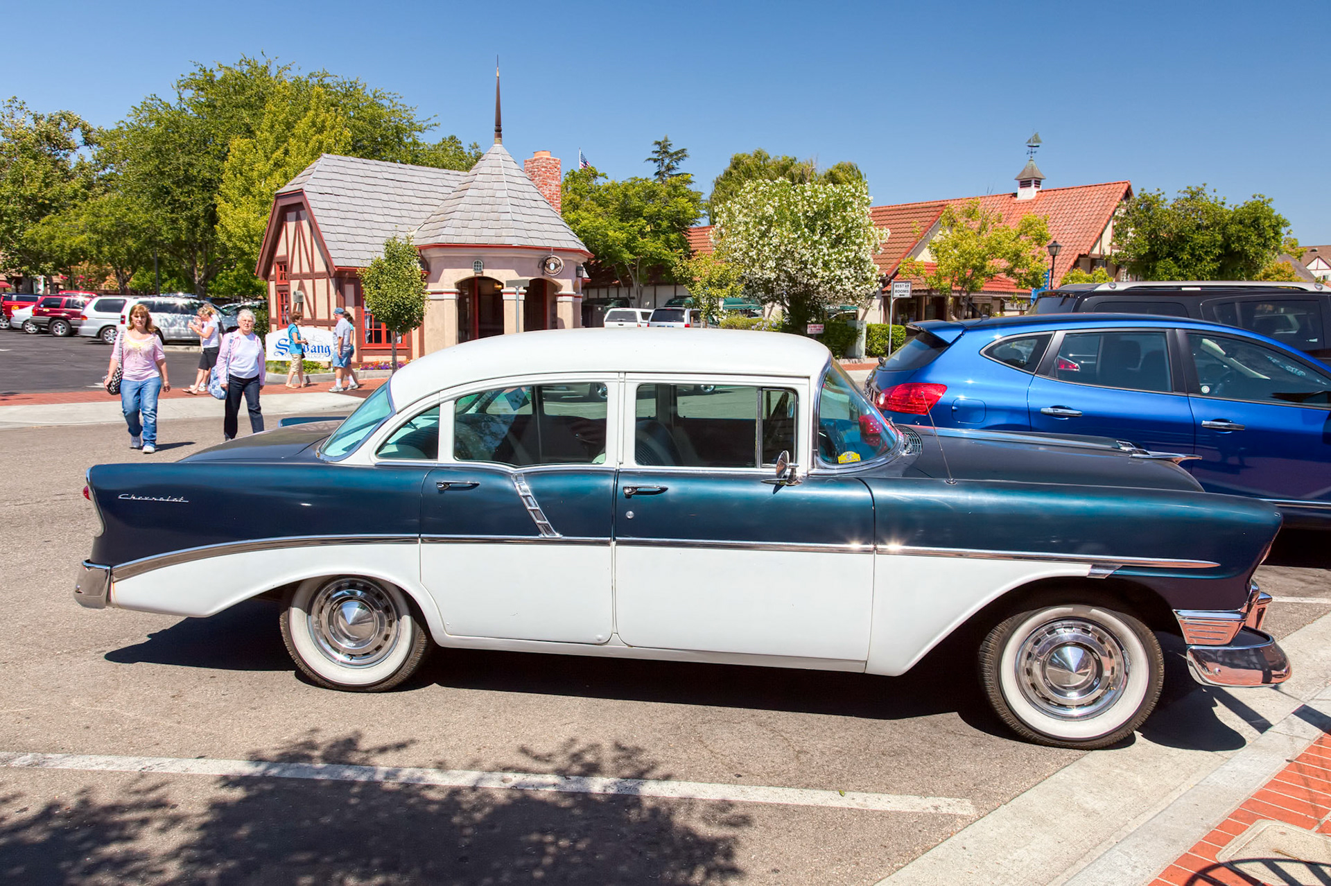 Old Chevrolet Parked in Solvang