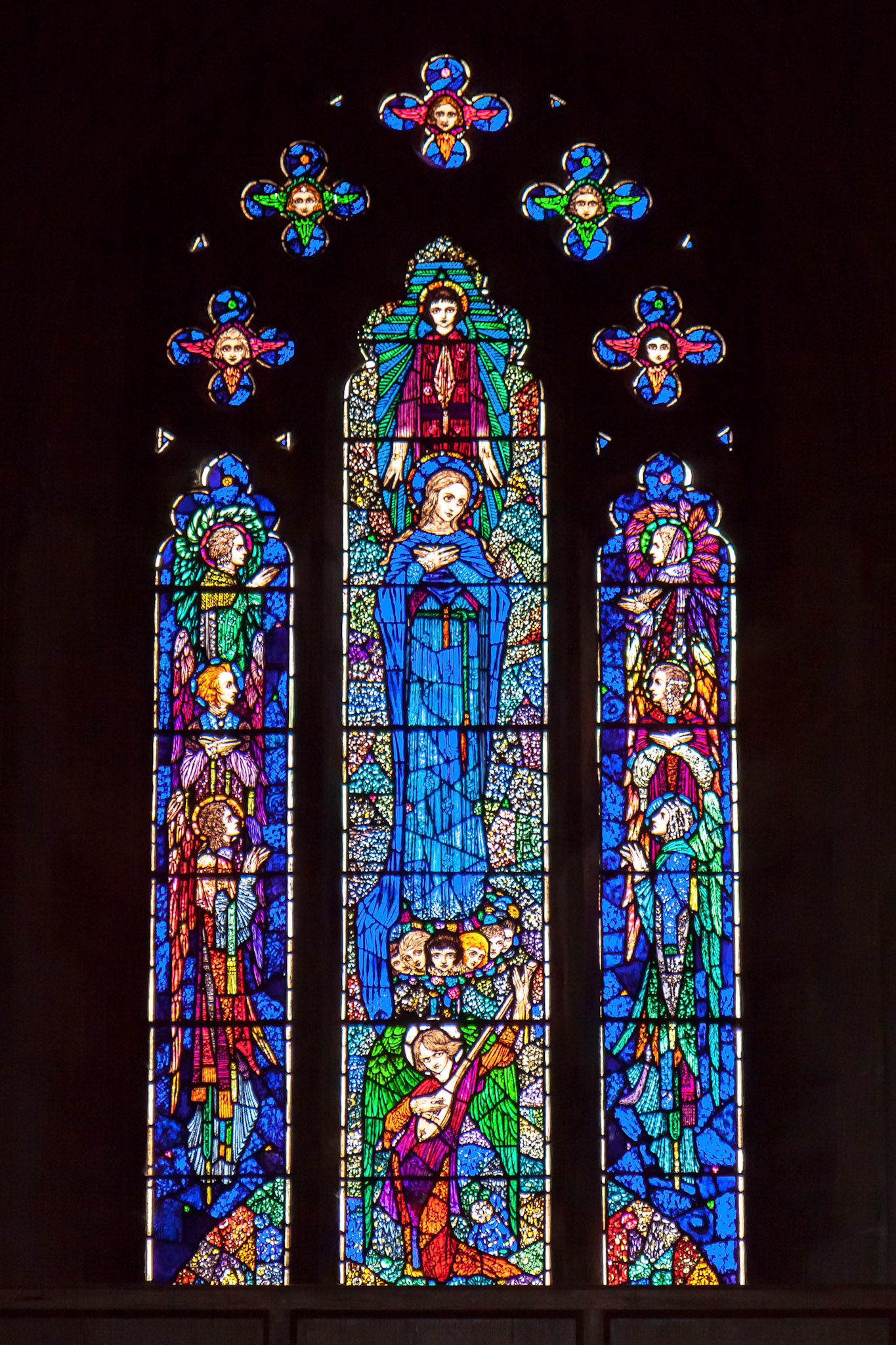 Stained Glass Window in the Church in the Grounds of the Ashdown Park Hotel
