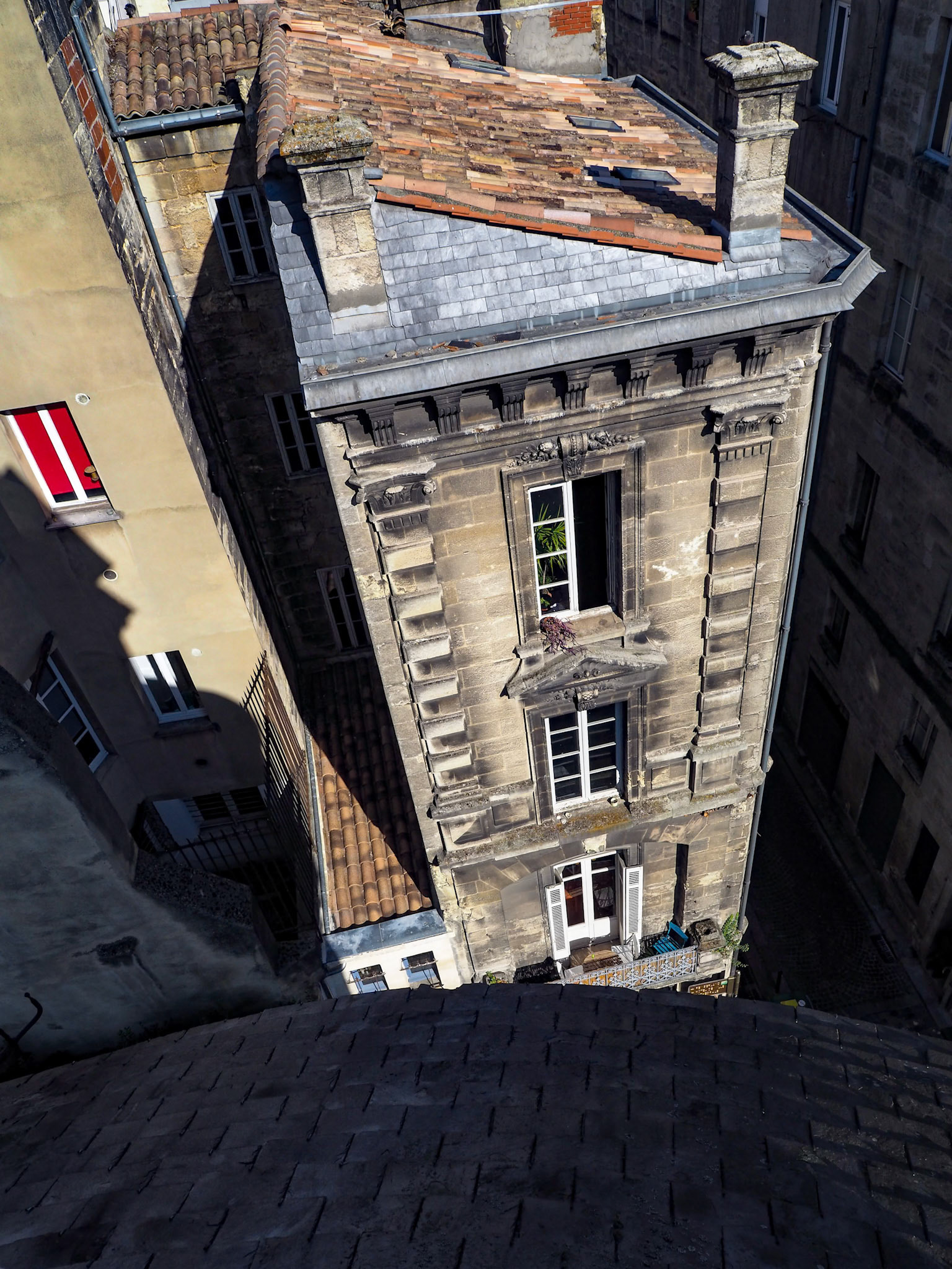 View from Porte Cailhau (Palace Gate) in Bordeaux
