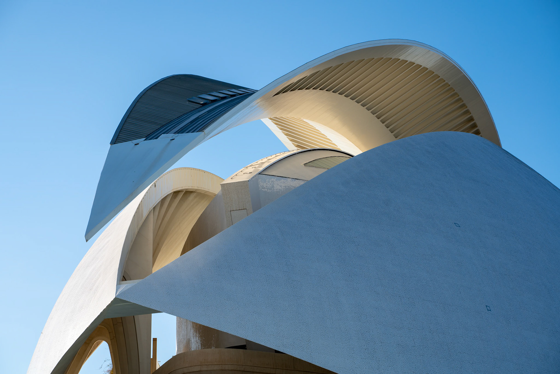 VALENCIA, SPAIN - FEBRUARY 25 :  Palau de les Arts Reina Sofia in Valencia Spain on February 25, 2019