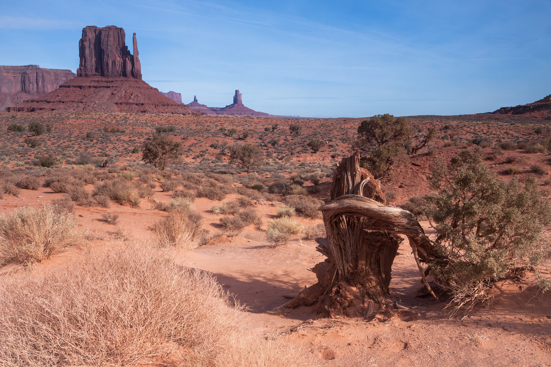 Scenic View of Monument Valley