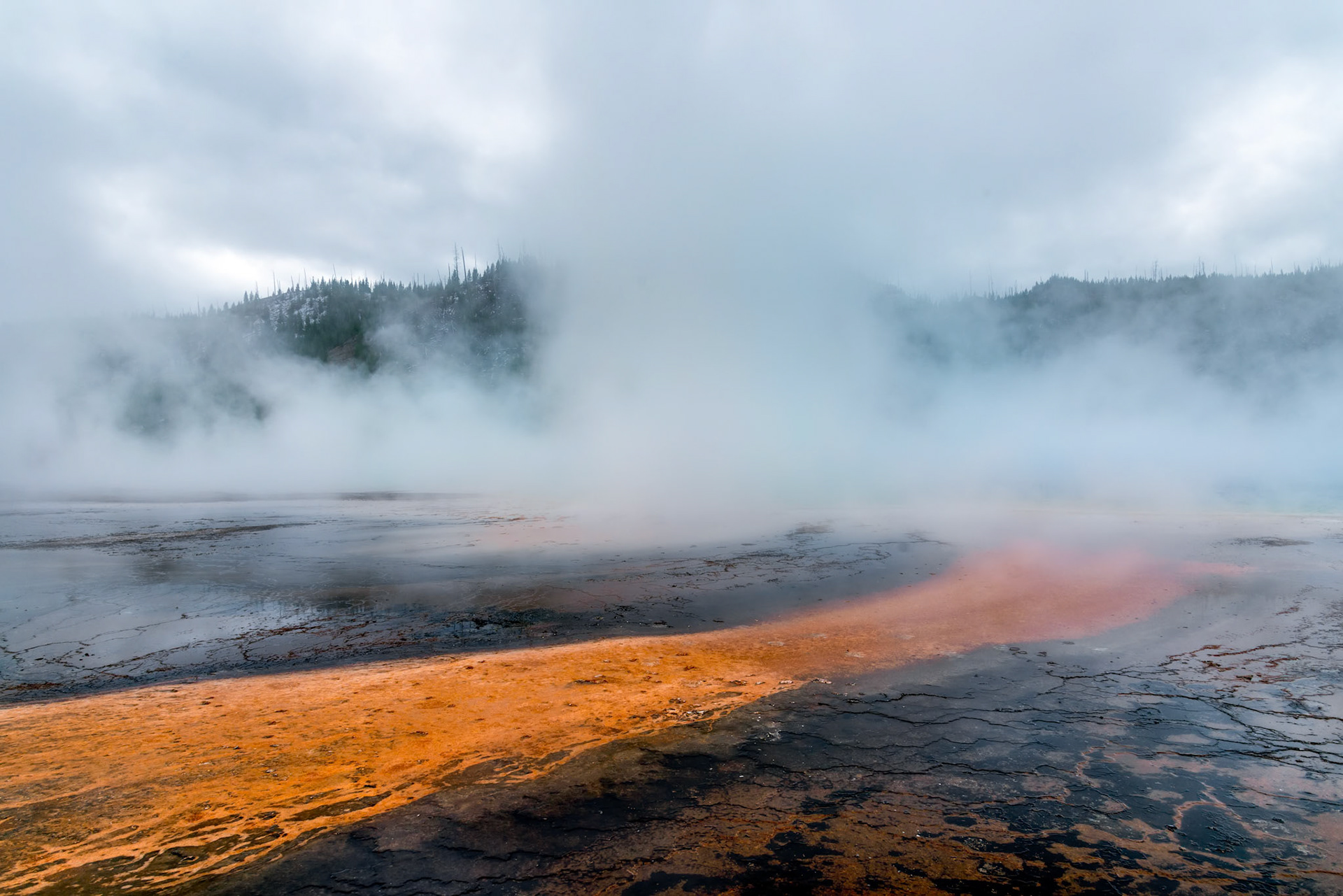 Grand Prismatic Spring in Yellowstone