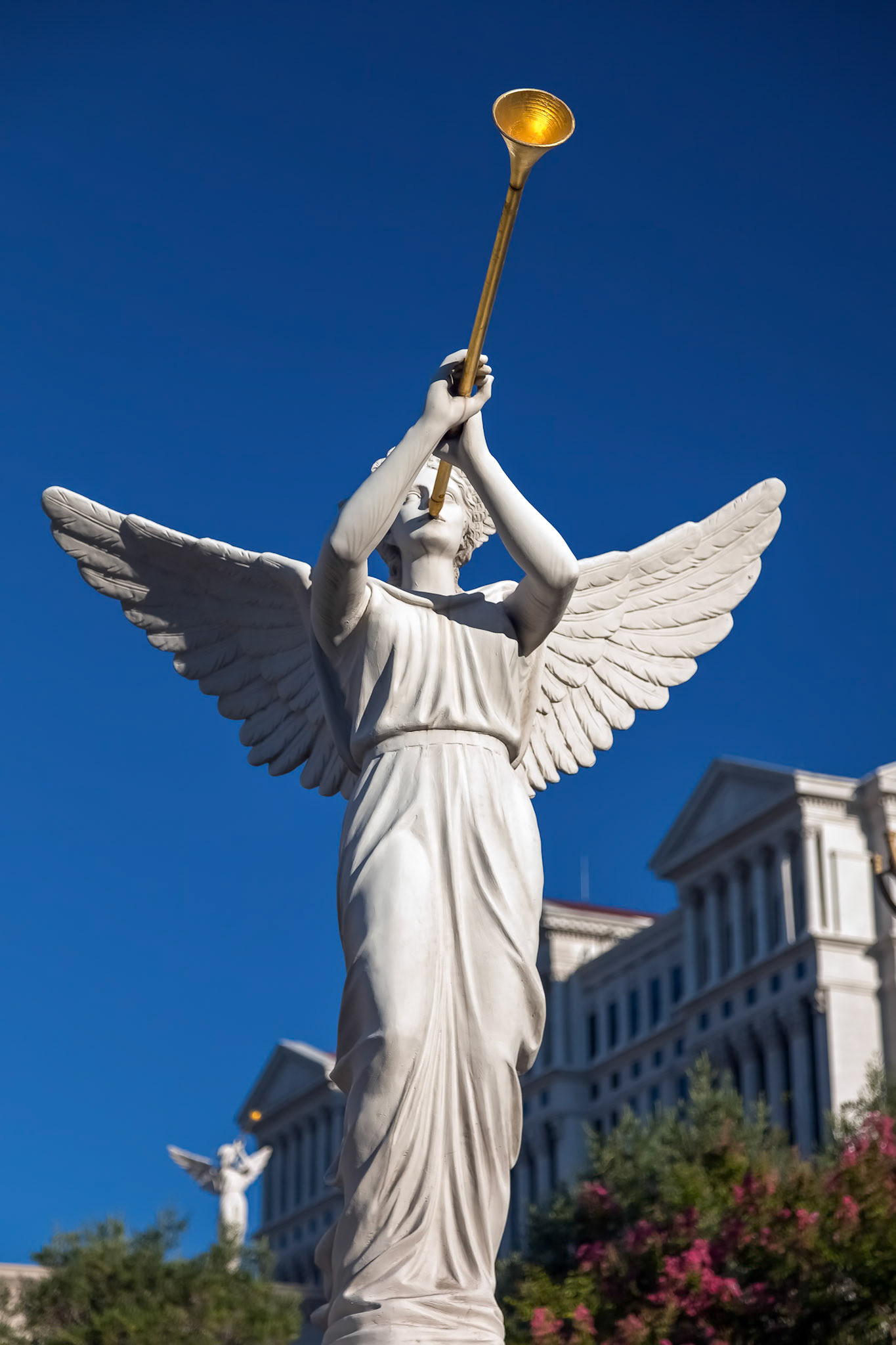 Angel Playing a Golden Bugle