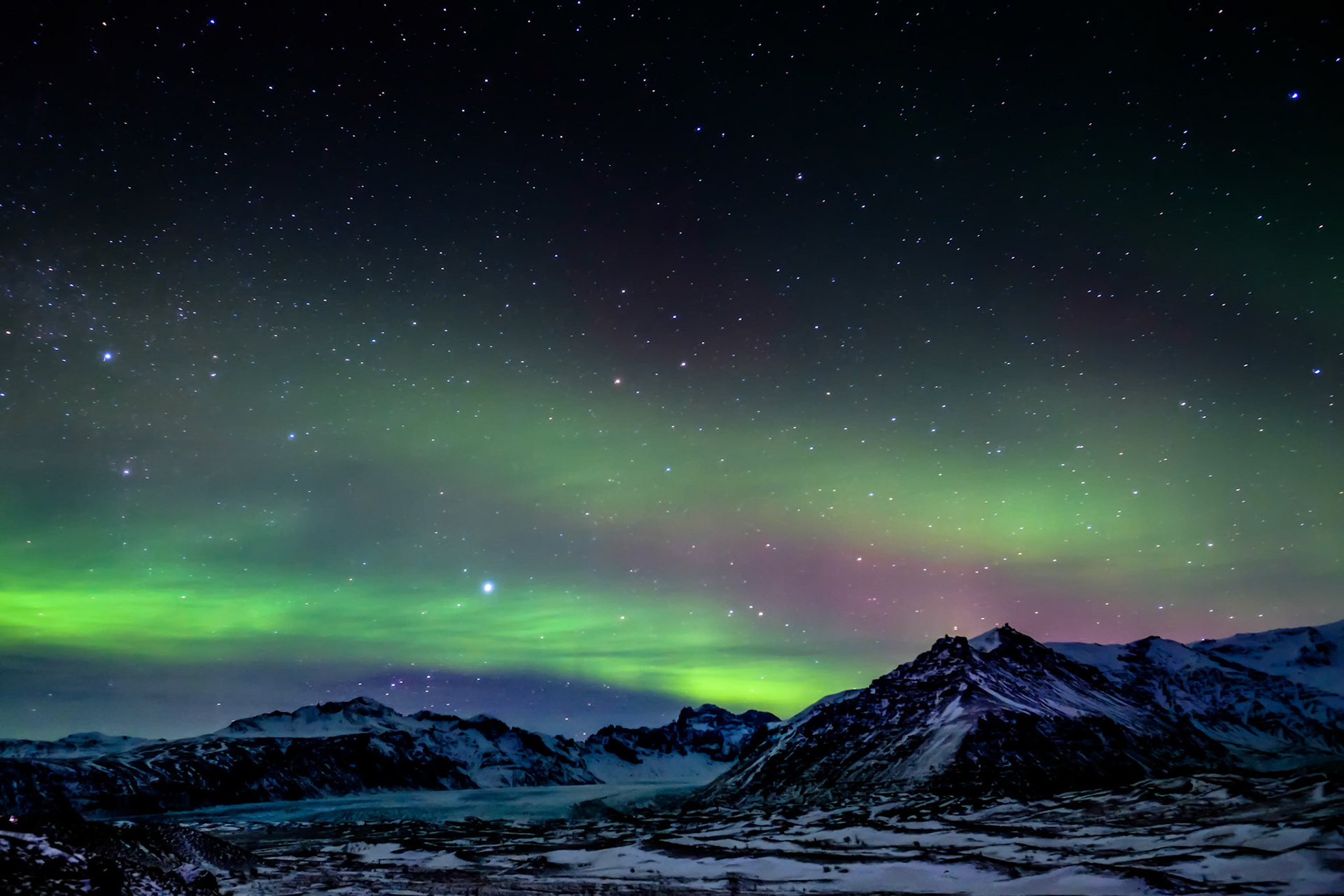 Northern Lights Southern Iceland