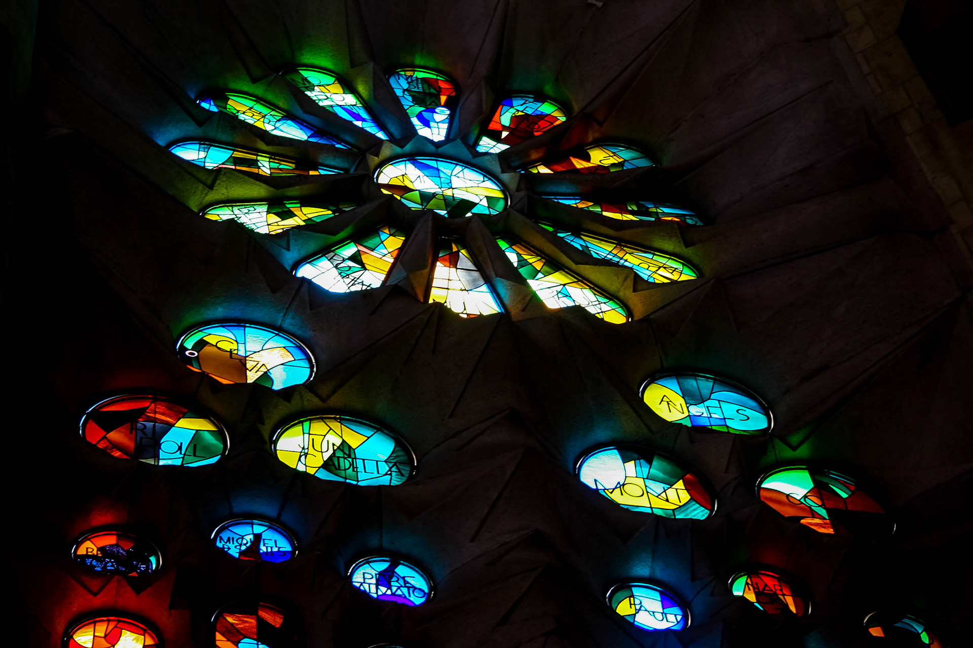Stained Glass La Sagrada Familia
