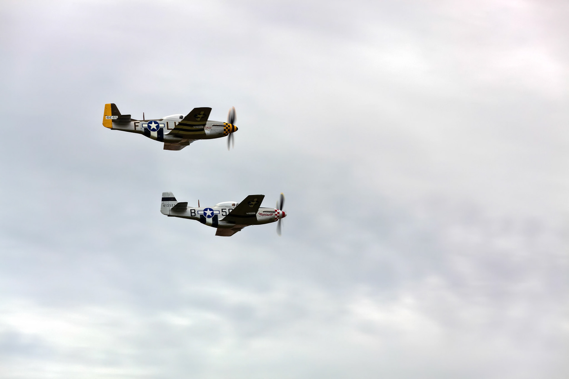 North American P-51D Mustang "Janie" and "Marinell"