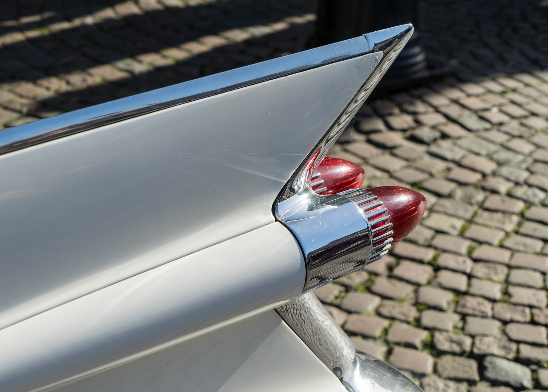 Cadillac Wedding Car in Market Square Bruge