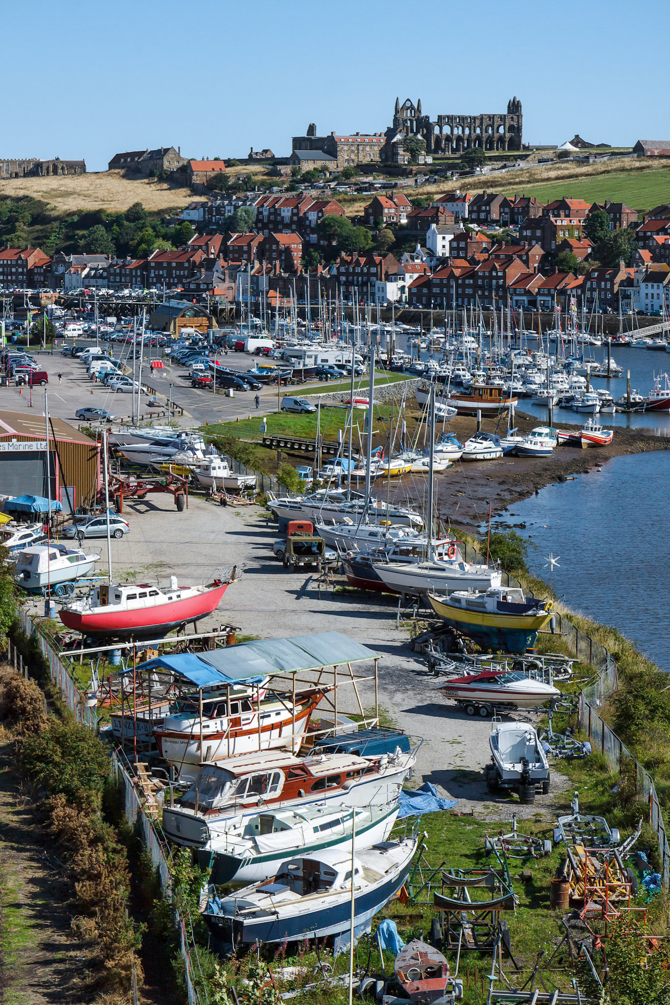 View along the Esk towards Whitby
