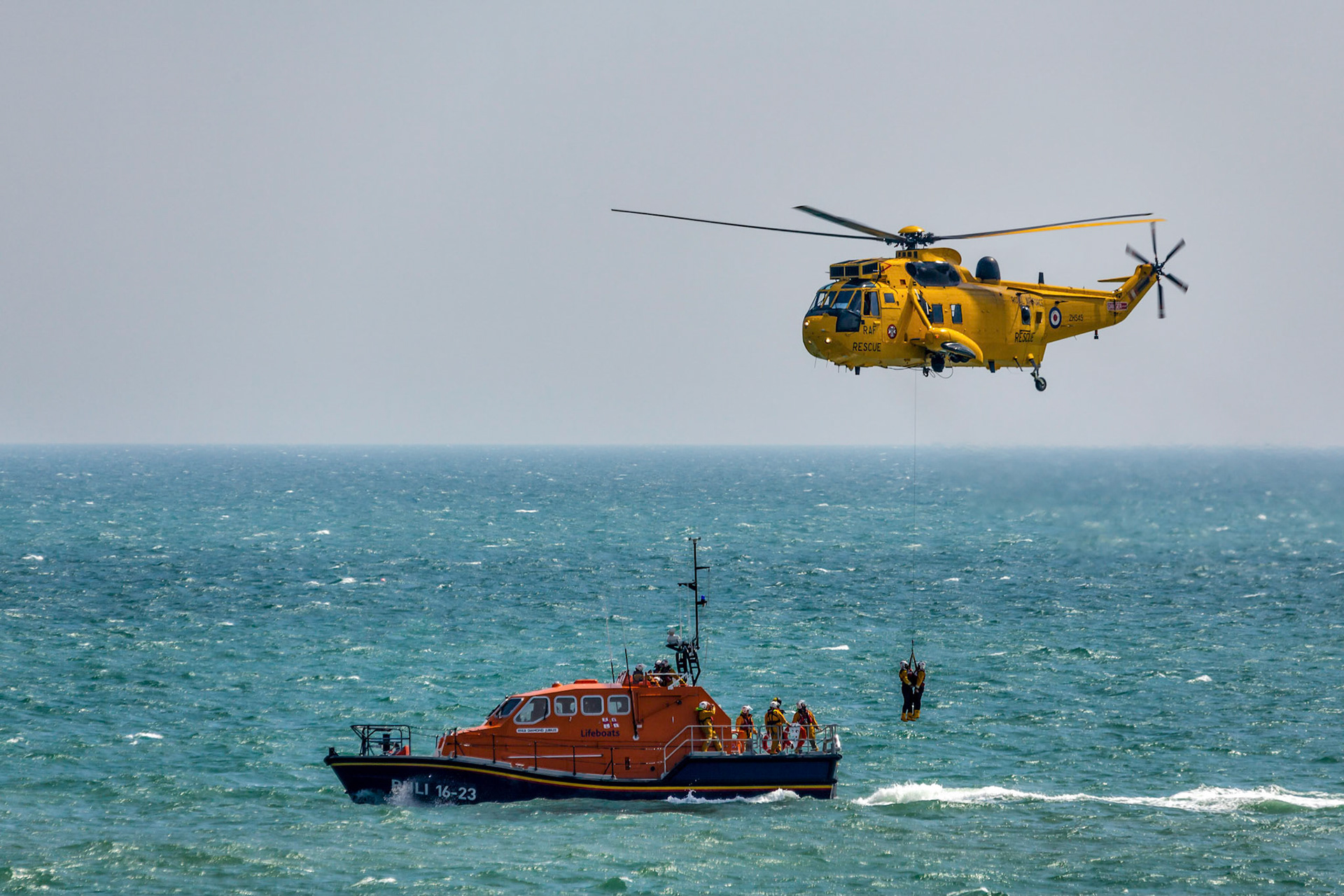 Sea King HAR3 Helicopter Display at Airbourne