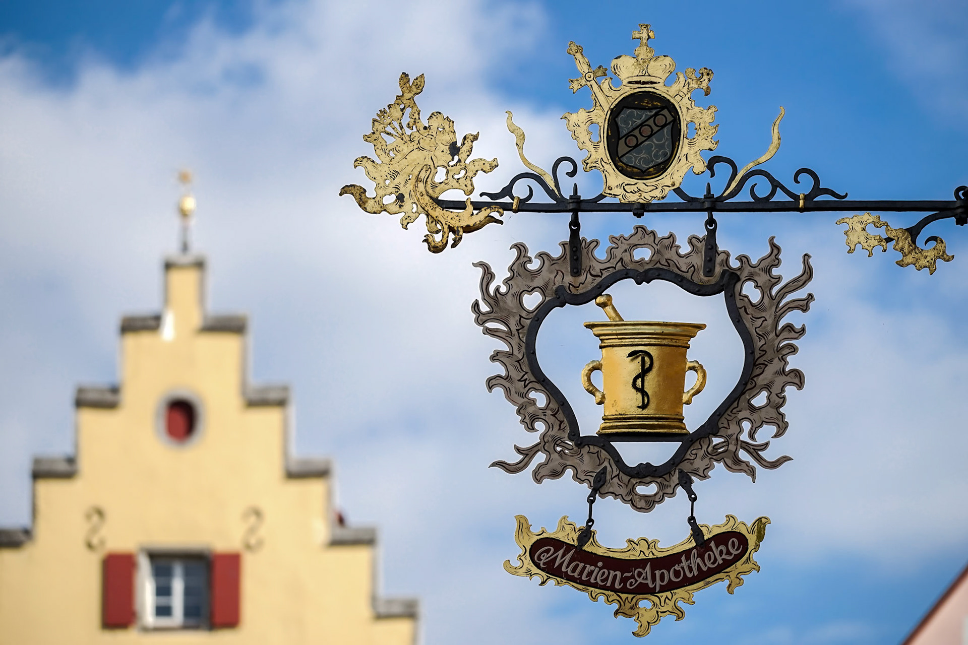 Marien-Apotheke Hanging Sign in Rothenburg