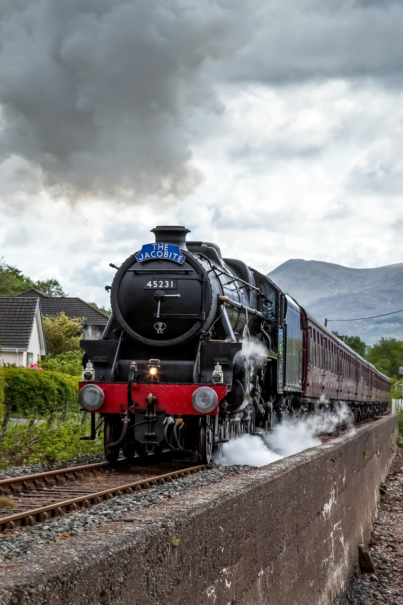 The Jacobite Steaming through Corpach