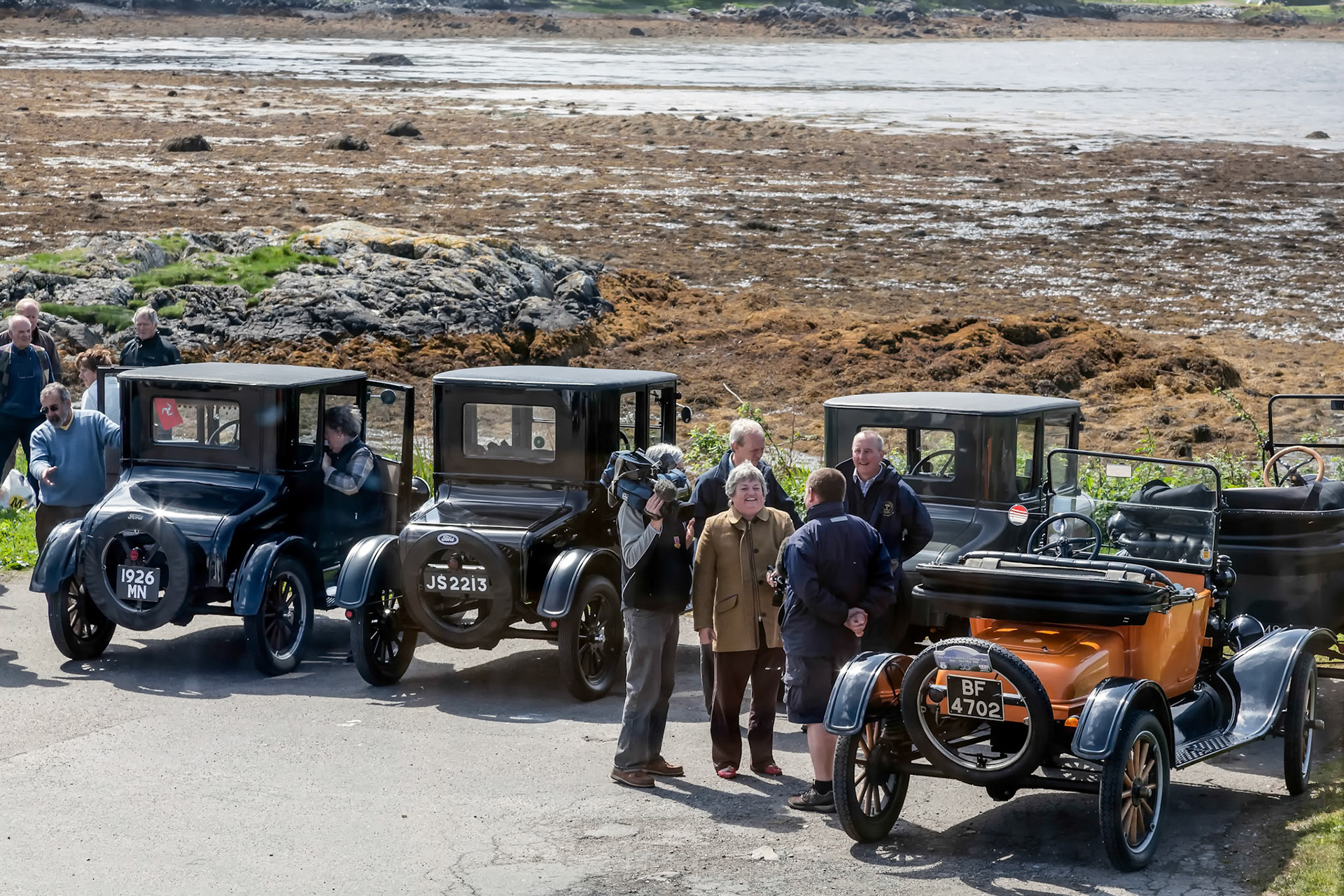 Vintage Ford T Owners Being Interviewed for TV