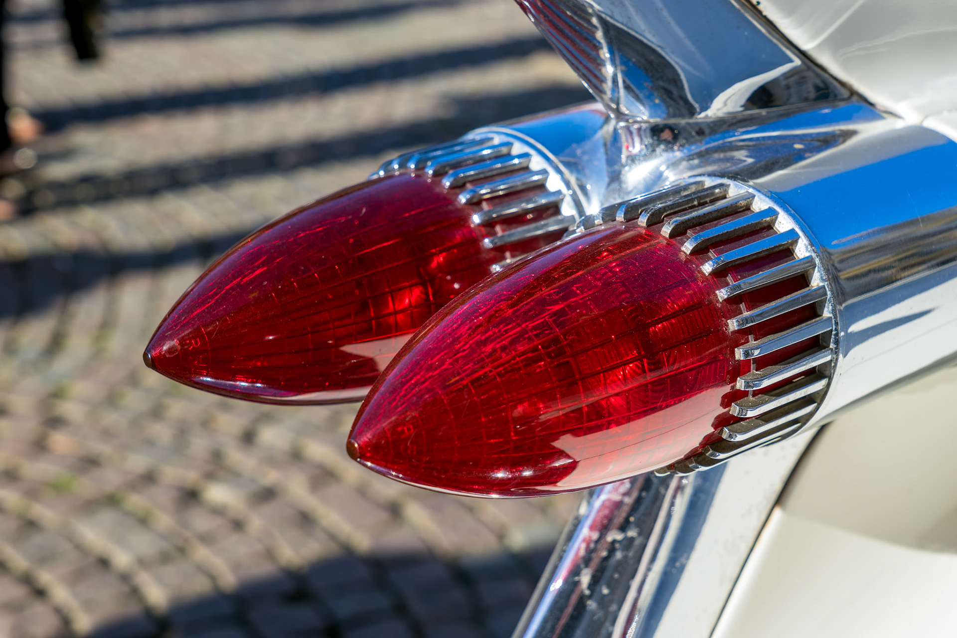 Cadillac Wedding Car in Market Square Bruge