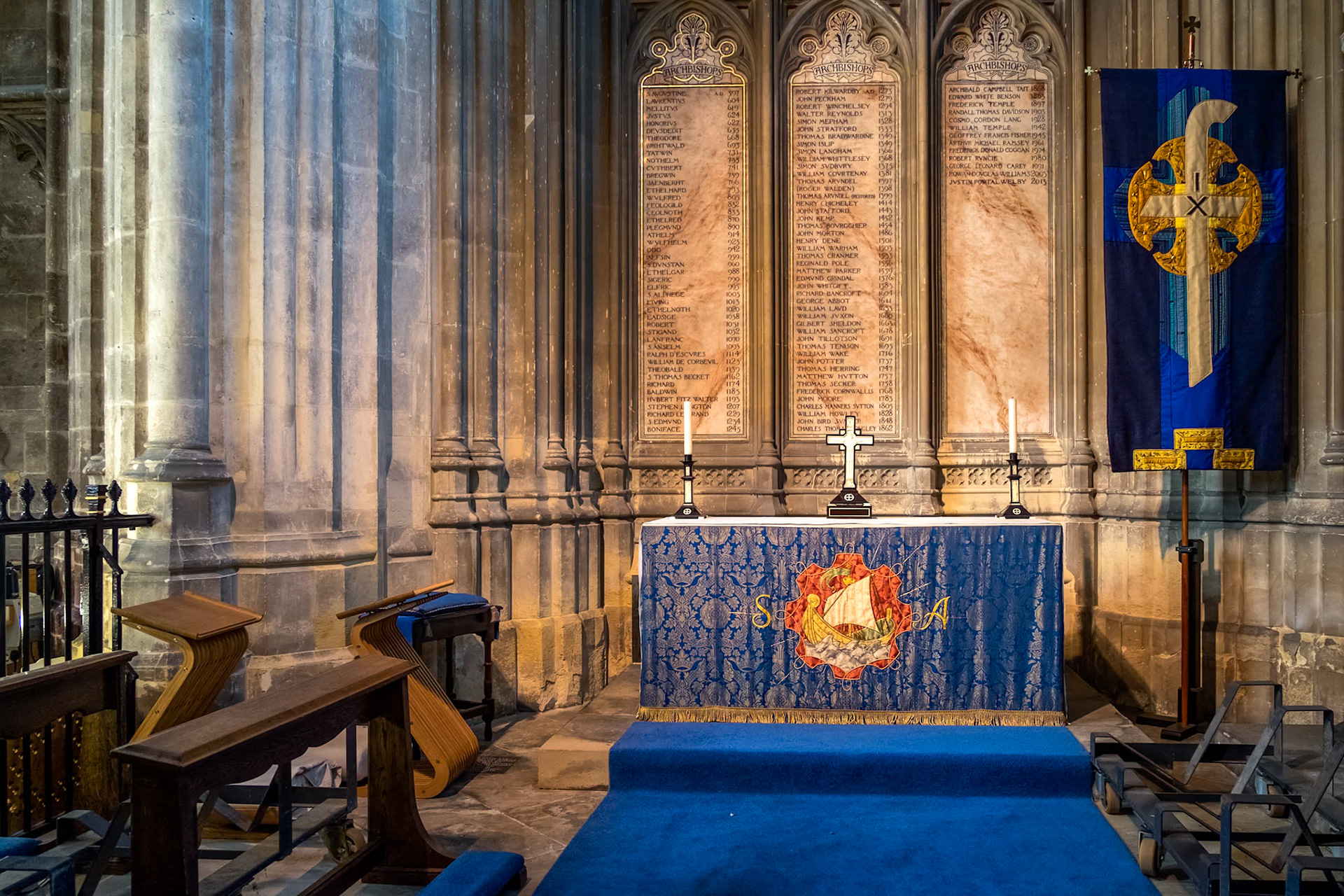 Interior View of Canterbury Cathedral